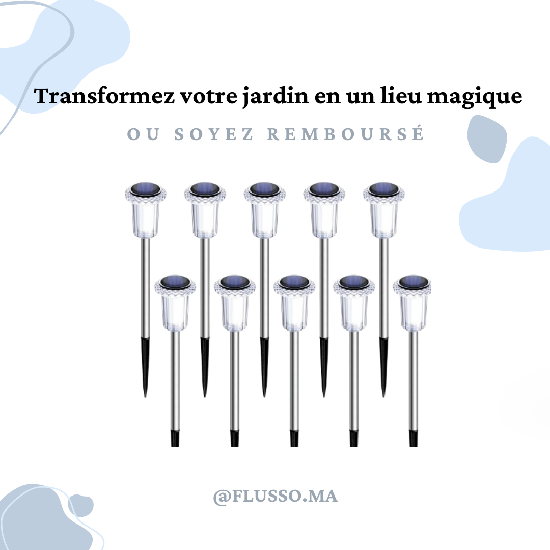 EcoGlow Path Lights™ | Éclairage de Jardin