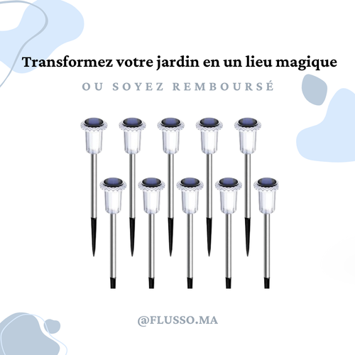 EcoGlow Path Lights™ | Éclairage de Jardin