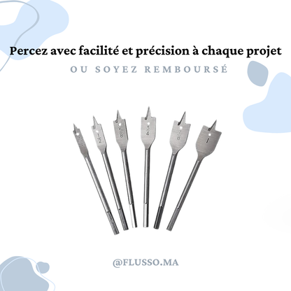 DrillEdge™ | Set de 6 Forets Spade