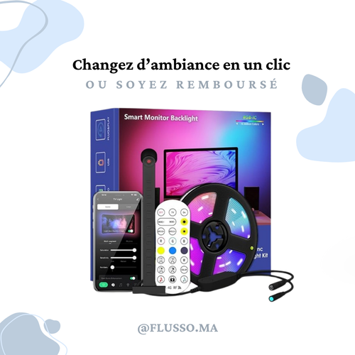 TVGlow Pro | Rétroéclairage TV LED WiFi