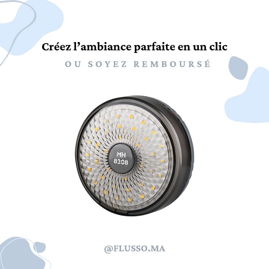 GlowTrail™ | Lampe de camping LED 2 en 1